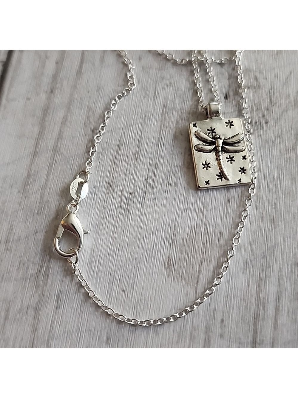 Dragonfly Pendant Necklace - Picture 4 of 5